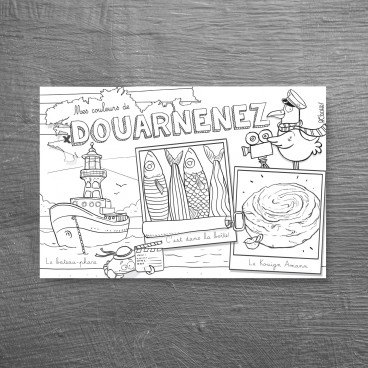 Carte postale Douarnenez