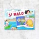 Carte postale à colorier de Saint-Malo