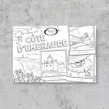 Carte postale Côte d'Emeraude