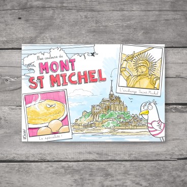 Carte postale Mont-Saint-Michel