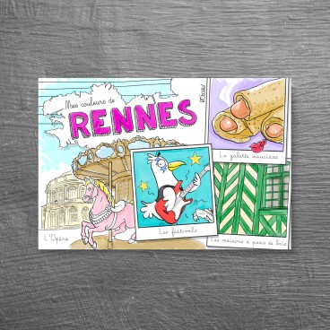 Carte postale Rennes 1