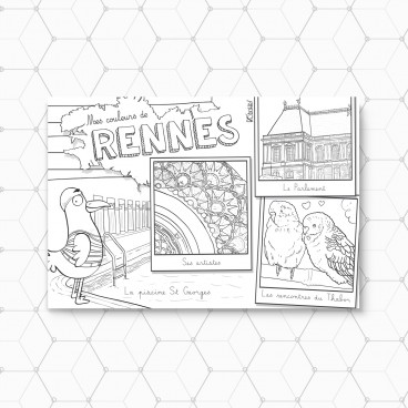 Carte postale Rennes 2
